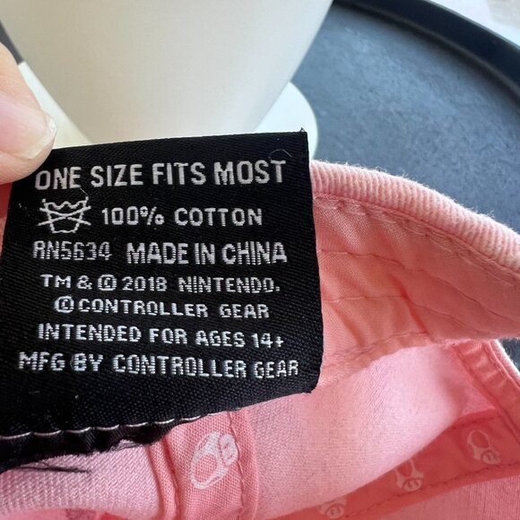 Nintendo Princess Peach Pink Dad Hat | Controller Gear | Super Mario | OSFM - Picture 8 of 8